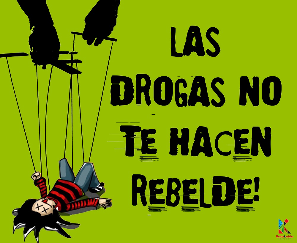 las drogas no te hacen rebelde08 baja cali LOGO